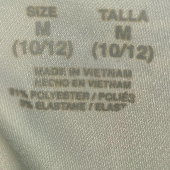 Adidas Big Girl Alpha Printed Capri tights -M - Picture 2 of 4